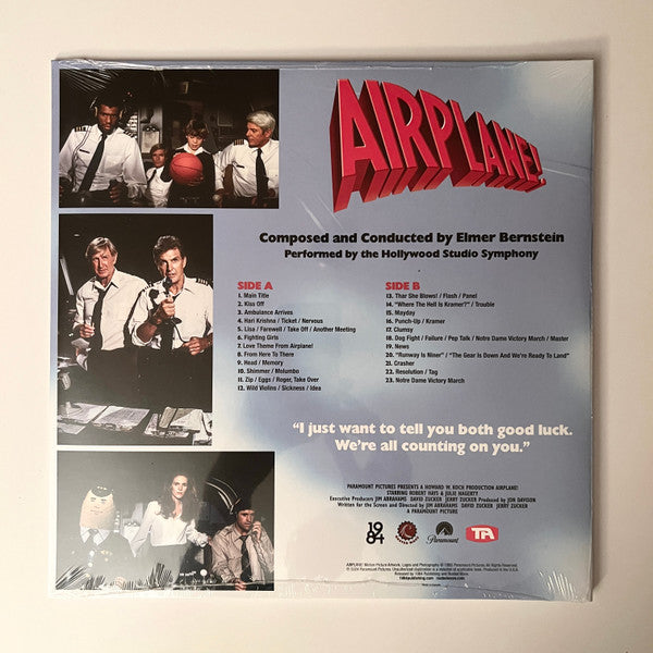 Elmer Bernstein : Airplane! (Music From The Motion Picture) (LP, RSD, Red)
