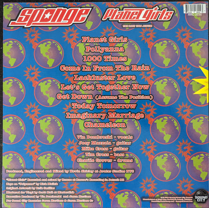 Sponge (3) : Planet Girls (The Lost 1999 Album) (LP, Album, RSD, Ltd, Red)
