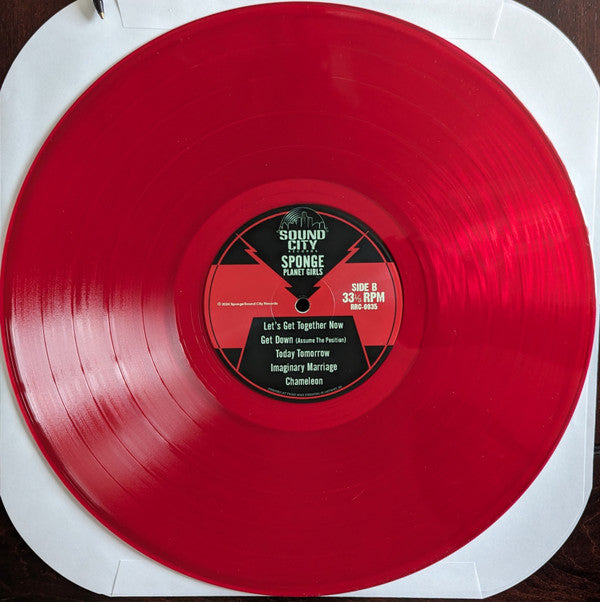 Sponge (3) : Planet Girls (The Lost 1999 Album) (LP, Album, RSD, Ltd, Red)