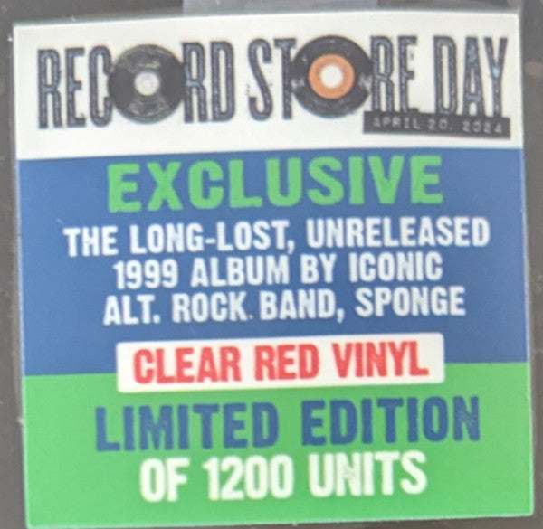 Sponge (3) : Planet Girls (The Lost 1999 Album) (LP, Album, RSD, Ltd, Red)