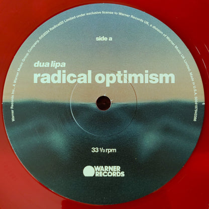 Dua Lipa : Radical Optimism (LP, Album, Red)