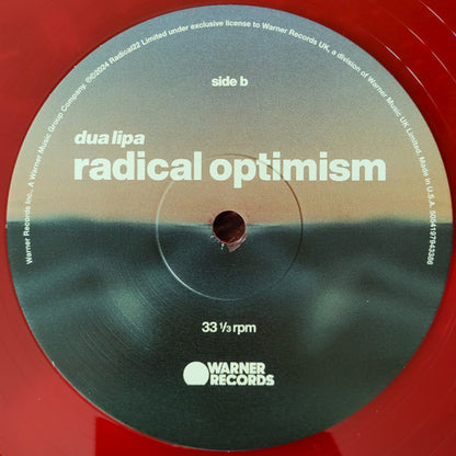 Dua Lipa : Radical Optimism (LP, Album, Red)