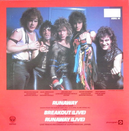 Bon Jovi : Runaway (12", Single)