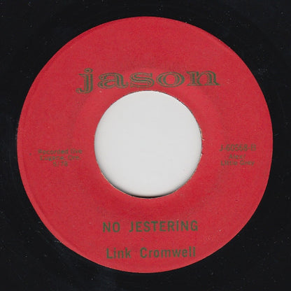 r.e.f.m. / Link Cromwell : White Christmas / No Jestering (7", Single, Red)