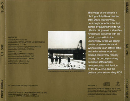 U2 : One (CD, Single, Promo)