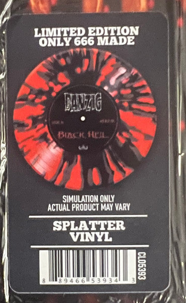 Danzig : Black Hell (7", Single, Ltd, Red)