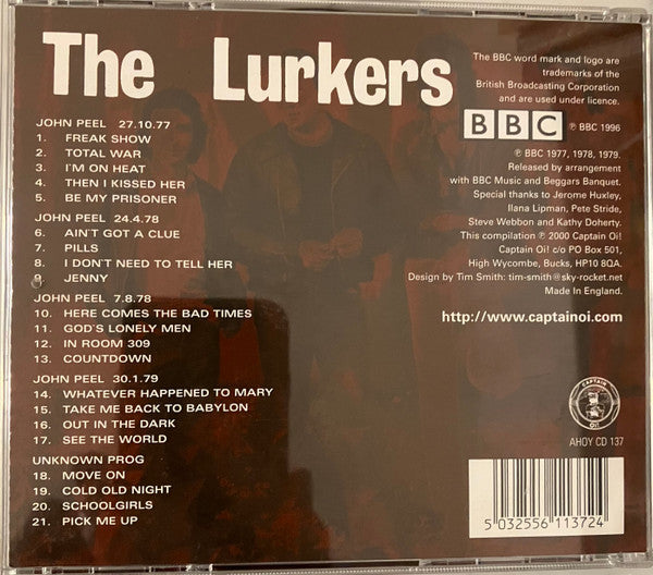 The Lurkers : The BBC Punk Sessions (CD, Comp)