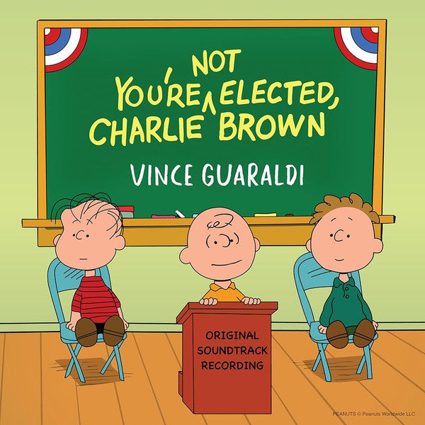 Vince Guaraldi : You're Not Elected, Charlie Brown (Original Soundtrack Recording) (LP, Album, Bioplastic, RM, Yel)