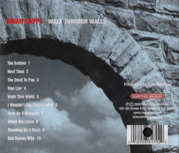 Brian Capps : Walk Through Walls (CD, Album)