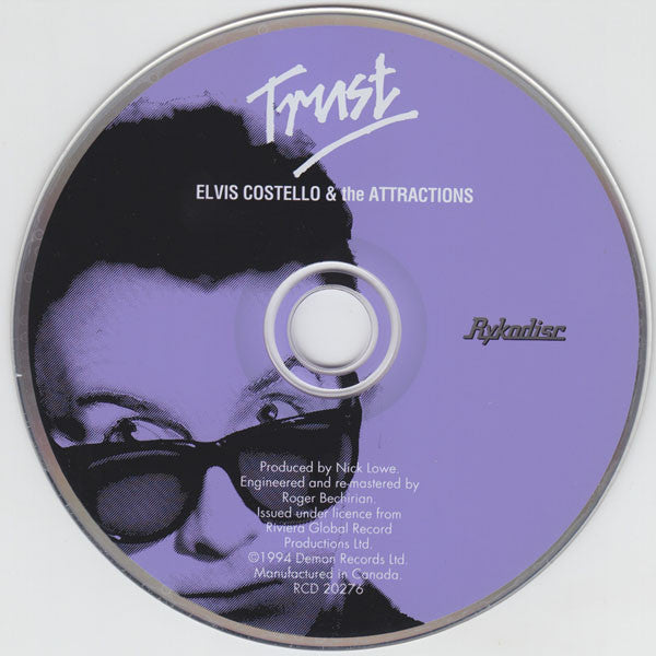 Elvis Costello & The Attractions : Trust (CD, Album, RE, RM)