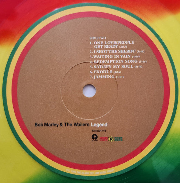 Bob Marley & The Wailers : Legend (The Best Of Bob Marley And The Wailers) (LP, Comp, Ltd, RE, RP, Tri)