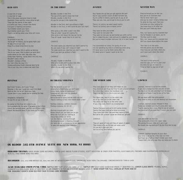 Oxblood : Crime Stories (LP, Album)