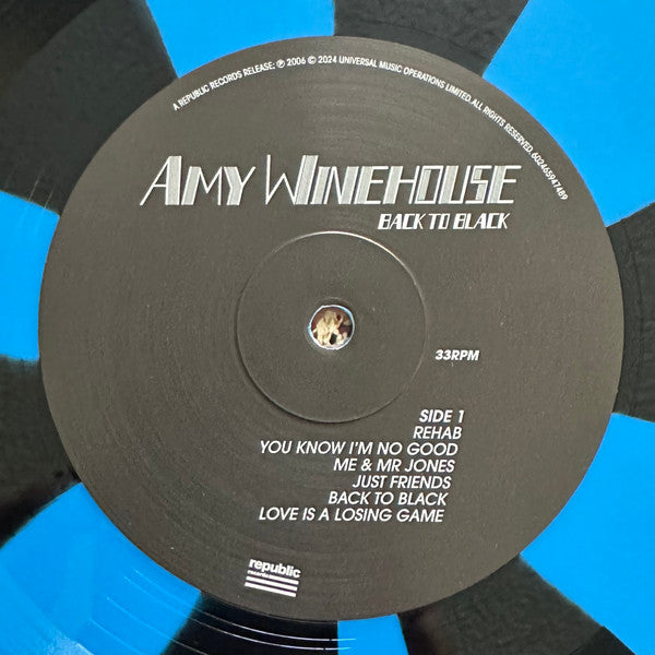 Amy Winehouse : Back To Black (LP, Album, Ltd, RE, Bla)