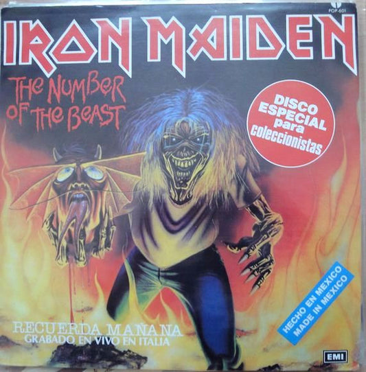 Iron Maiden : The Number Of The Beast (12", Single)