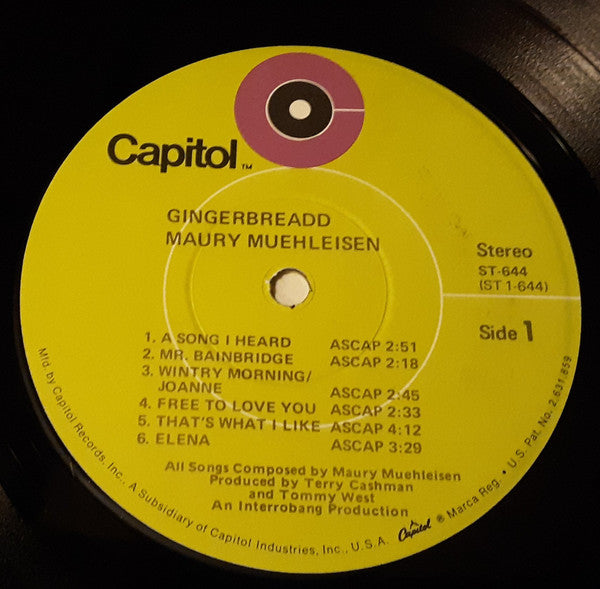 Maury Muehleisen : Gingerbreadd (LP, Album)