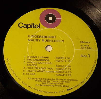 Maury Muehleisen : Gingerbreadd (LP, Album)