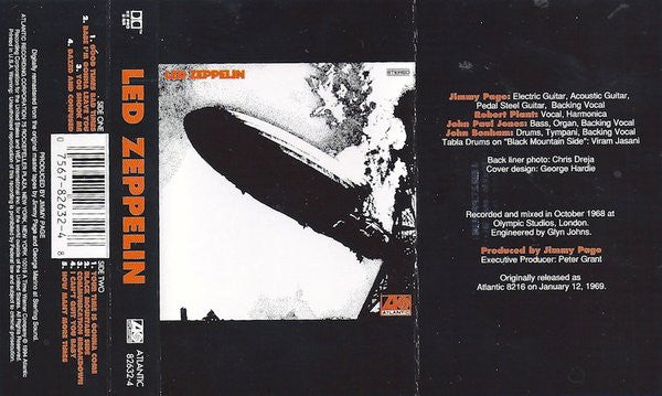 Led Zeppelin : Led Zeppelin (Cass, Album, RE, RM)