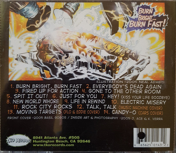 Electric Frankenstein : Burn Bright, Burn Fast (CD, Album, Enh, Promo)
