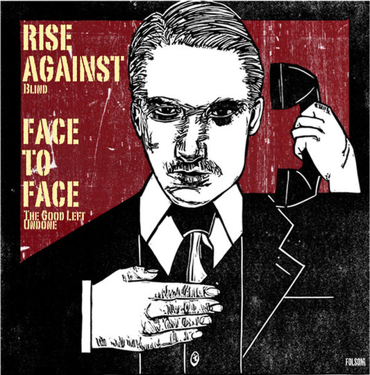 Rise Against / Face To Face : Rise Against / Face To Face (7", Ltd, Yel)