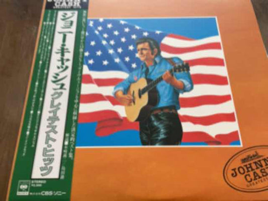 Johnny Cash : Greatest Hits (LP, Comp, Promo)