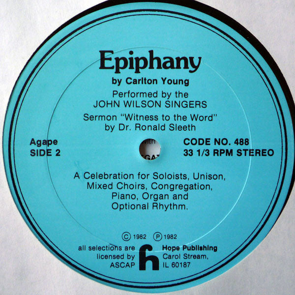 Carlton Young : Epiphany (LP)