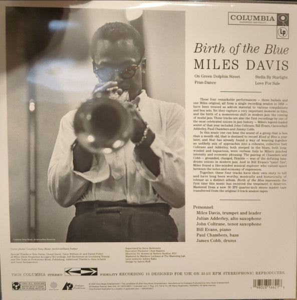 Miles Davis : Birth Of The Blue (LP, Comp, RE)