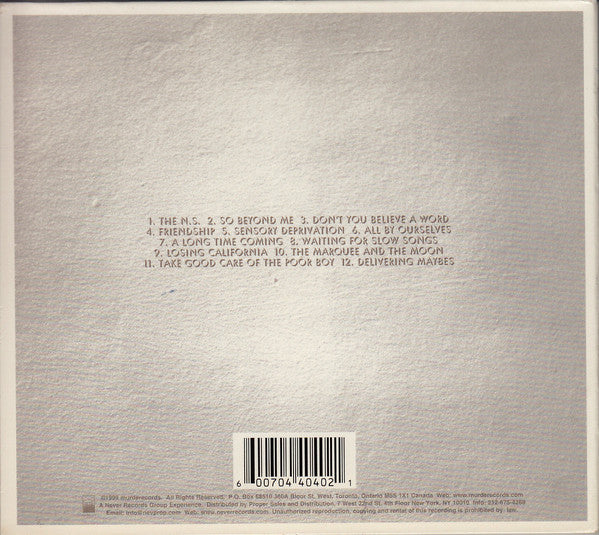 Sloan (2) : Between The Bridges (CD, Album)