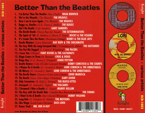 Various : Better Than The Beatles! (CD, Comp)