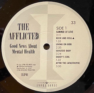 The Afflicted (2) : Good News About Mental Health (LP, Album)