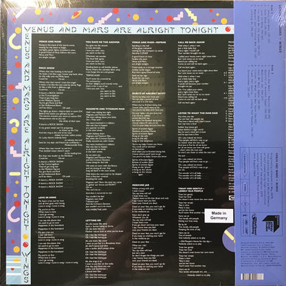 Wings (2) : Venus And Mars (LP, Album, RE, RM, 50t)