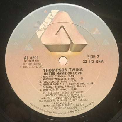 Thompson Twins : In The Name Of Love (LP, Album)