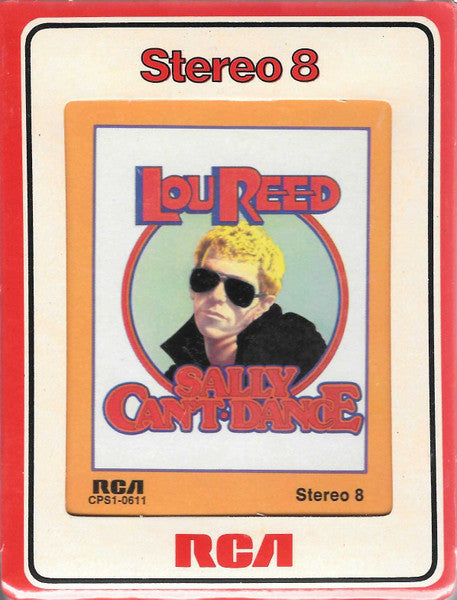 Lou Reed : Sally Can't Dance (8-Trk, Album, Whi)