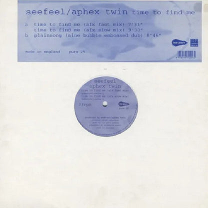 Seefeel / Aphex Twin : Time To Find Me (12", Single)