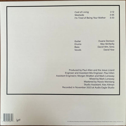 The Jesus Lizard : Flux (12", S/Sided, EP, RSD, Etch)