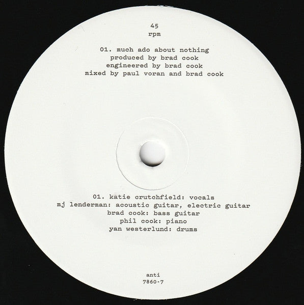 Waxahatchee : Much Ado About Nothing (7", RSD, Ltd)