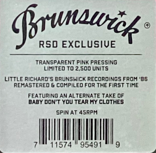 Little Richard : Try Some Of Mine: The Brunswick Recordings (12", EP, RSD, Comp, Pin)