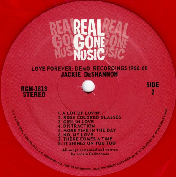 Jackie DeShannon : Love Forever (Demo Recordings 1966-68) (LP, RSD, Comp, Mono, Ltd, Red)