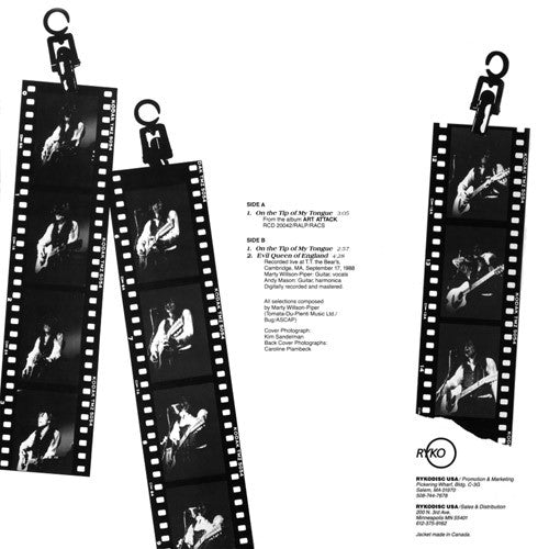 Marty Willson-Piper : On The Tip Of My Tongue (12", Promo)