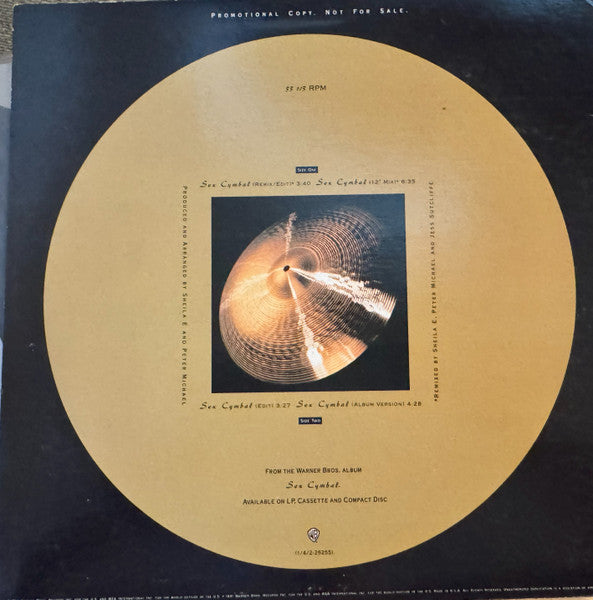 Sheila E. : Sex Cymbal (12", Promo)