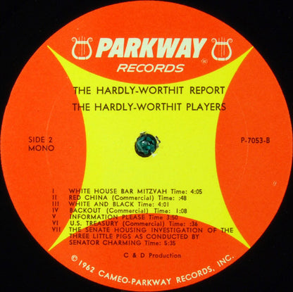 The Hardly Worthit-Players* : The Hardly-Worthit Report (LP, Album, Mono)