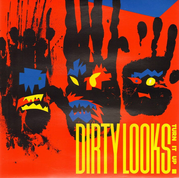 Dirty Looks : Turn It Up (LP, Album, Pin)