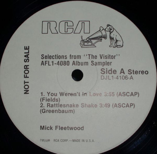 Mick Fleetwood : Selections From "The Visitor" AFL1-4080 Album Sampler (12", EP, Promo, Smplr)