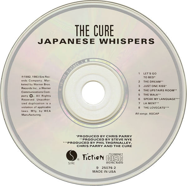 The Cure : Japanese Whispers (CD, Comp)