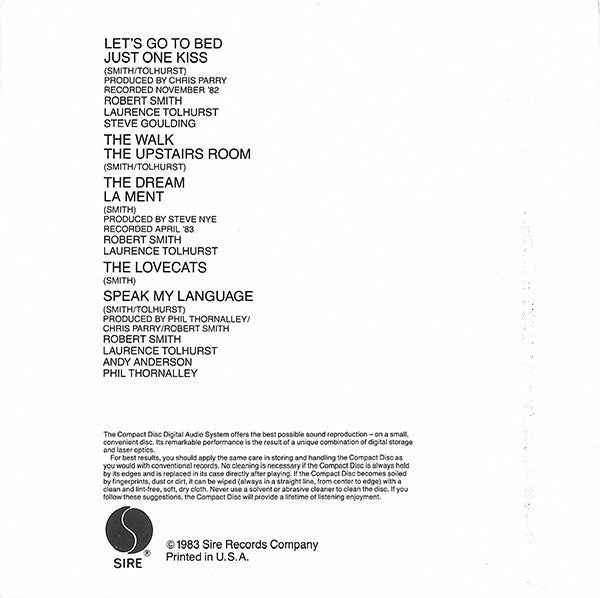 The Cure : Japanese Whispers (CD, Comp)