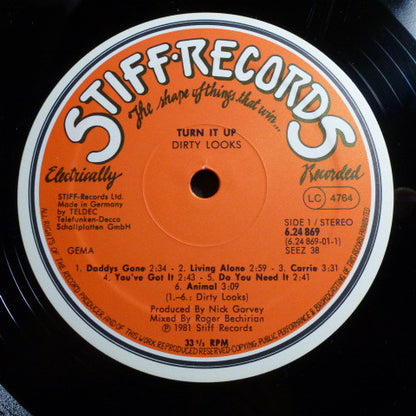 Dirty Looks : Turn It Up (LP, Album)