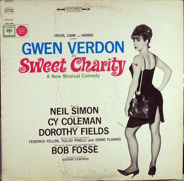 Gwen Verdon : Sweet Charity (A New Musical Comedy) (LP, Album)