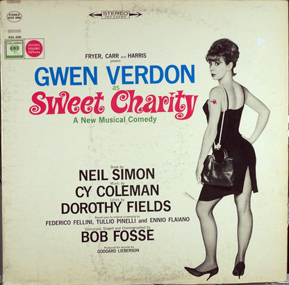 Gwen Verdon : Sweet Charity (A New Musical Comedy) (LP, Album)