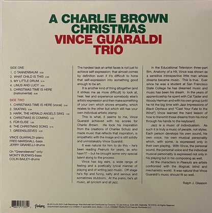 Vince Guaraldi Trio : A Charlie Brown Christmas (LP, Album, RSD, RE, Pop)
