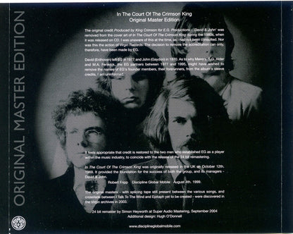 King Crimson : In The Court Of The Crimson King - An Observation By King Crimson (CD, Album, RE, RM, RP, Ori)