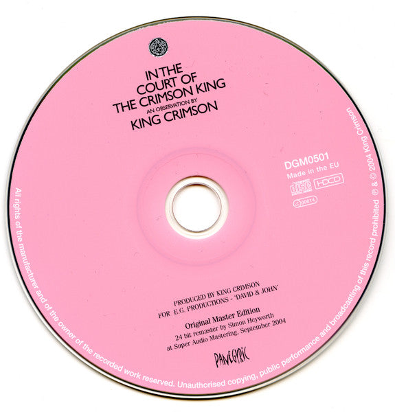 King Crimson : In The Court Of The Crimson King - An Observation By King Crimson (CD, Album, RE, RM, RP, Ori)